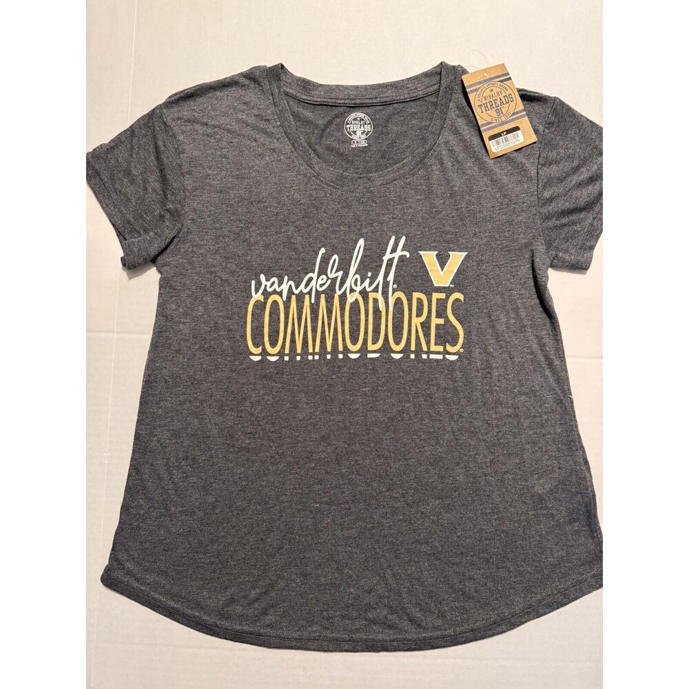 NWT Vanderbilt University Commodores Women's Small T-Shirt, Gray